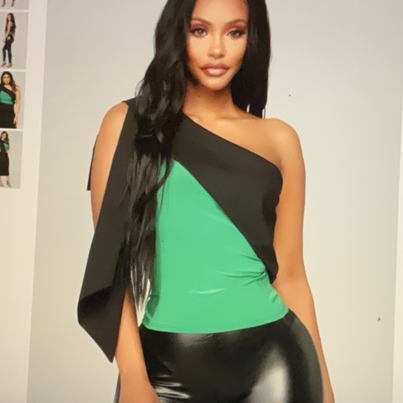 ONE SHOULDER TOP​ - Picture 1 of 1